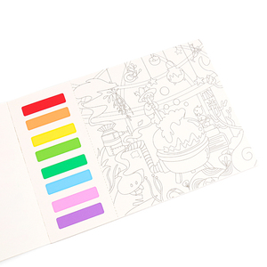 Bloc de coloriage à la gouache grand format pour enfants, <span class=keywords><strong>livre</strong></span> de peinture à l'aquarelle avec pigments intégrés, bloc d'art détachable pour enfants - Product Image 5