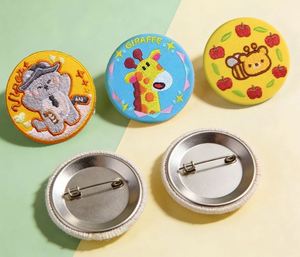 Custom Embroidery Logo Embroidered Cute Pins <b>Mini</b> Badges for <b>Backpacks</b> Student Classroom Rewards Hat Bags Coat Promotion Gift - Product Image 3