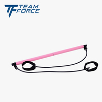 Équipement de gymnastique à domicile Portable Yoga et exercice Gym Stick Suspension Trainer Bandes Bande de résistance Pilates Bar Made Durable Rubber