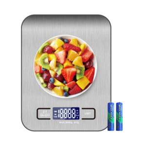 도매 가정용 5000g 10kg <span class=keywords><strong>Bascula</strong></span> Cocina 스테인레스 스틸 식품 가중치 균형 전자 디지털 주방 저울 LCD - Product Image 1