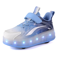 Prix d'usine Chaussures à roulettes pour enfants rétractables avec logo personnalisé pour enfants Sports Walk 4 roues Mesh Rollershoes Patins à roues alignées