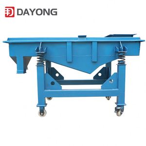Machine de tamisage à tamis vibrant linéaire à ressort/équipement de tamis vibrant Grain linéaire/tamis de lavage en acier inoxydable - Product Image 1