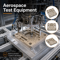 Plaque de fixation PEEK usinée CNC de précision pour équipement de test aérospatial avec tolérances strictes