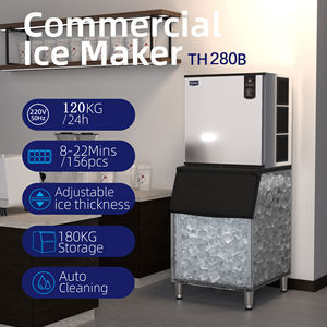 Commerciële Ijsblokjesmaker Machine 150Kg 200Kg 250Kg 300Kg 500Kg 1000Kg Roestvrijstalen Automatische Reinigingsijsmachines - Product Image 3