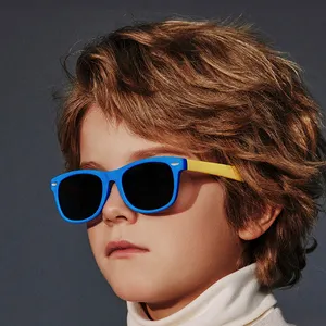 PSTY802 어린이 사각 광학 안경 아동용 실리콘 블루 라이트 차단 안경테 방사선 방지 컴퓨터 안경