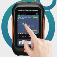 CAILI NK2800 Handheld Touch 3.5" Color LCD Fiber Optic Reflectometer 1550nm 80km OTDR SC/APC Connector for FTTx Use