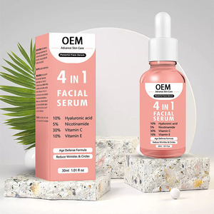 OEM/ODM 4-in-1 essence cair pemutih dan anti-penuaan baru mengandung 30% <span class=keywords><strong>vitamin</strong></span> C, 5% nicotinamide, dan 10% <span class=keywords><strong>vitamin</strong></span> E untuk perawatan wajah - Product Image 6