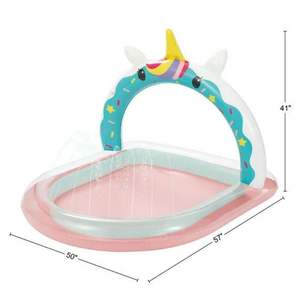 Tête d'arrosage pour enfants, pour <span class=keywords><strong>piscine</strong></span> familiale, <span class=keywords><strong>avec</strong></span> motif licorne, jouet gonflable pour <span class=keywords><strong>piscine</strong></span>, <span class=keywords><strong>centre</strong></span> <span class=keywords><strong>de</strong></span> jeu pour l'été. - Product Image 4