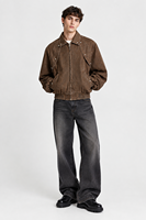 Blouson Bomber en Jean Personnalisé pour Homme – OEM/ODM, Vente en Gros, Denim Clouté, Ourlet Élastique, Fermeture Éclair, Style Streetwear