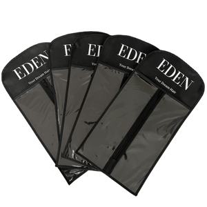 Sac de rangement en PVC de bonne qualité pour perruque, sac d'emballage pour extensions de cheveux avec cintre - Product Image 2