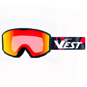 Gafas de esquí personalizadas lentes intercambiables magnéticas antiniebla protección UV400 gafas OTG nieve moto de nieve Snowboard gafas