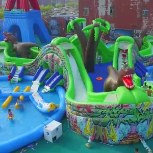 Parque aquático inflável de alta qualidade para crianças e adultos 2024