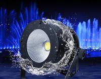 Boîtier en aluminium étanche IP65 DMX 200W blanc chaud COB LED par can lumières de scène pour événements fête de mariage club dj