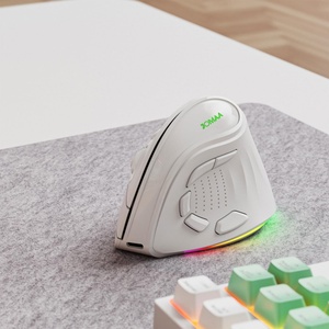 Ratón Óptico Inalámbrico Recargable para Juegos, Modo Dual RGB, Vertical, Ergonómico, para Diestros, 2.4G para PC, Escritorio, Portátil, Tableta, Mac - Product Image 6