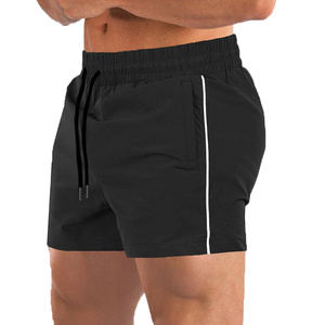 OEM Men's fitness jogger shorts quick-drying breathable training double-<b>layer</b> shorts with pockets compression sports shorts - Product Image 5