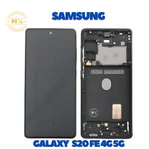 Écran tactile LCD avec cadre noir pour Samsung Galaxy S20 FE 4G 5G - Product Image 3