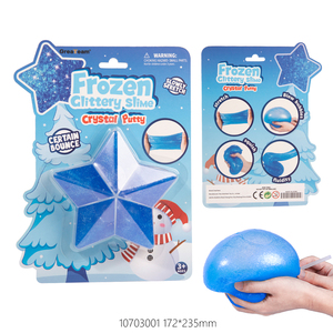 Venta caliente <span class=keywords><strong>Frozen</strong></span> Glittery Slime Diy Más estiramiento y fluidez Crystal Putty Toys - Product Image 2