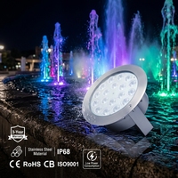 Buse à jet d'eau certifiée aux normes internationales, lumière de fontaine subaquatique à LED - Conforme CE/RoHS/IP68 pour les marchés européens et américains