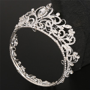 Luxury <b>Headband</b> Wedding Hair Accessories High Quality <b>Gold</b> Color Pageant Crowns for Girls - Product Image 6