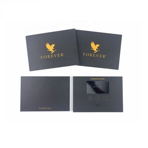 Folleto de vídeo A5 de 4,3 pulgadas, chino, personalizado, tarjetas gráficas, para marca, negocios, publicidad - Product Image 1