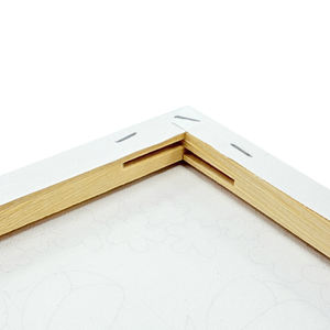 Tablero de escritura de tiza de madera plegable soporte de mesa de dibujo de madera lienzo plegable en blanco Mini caballete de arte para niños - Product Image 3