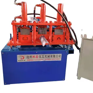 Máquina de fabricación de azulejos Máquina de fabricación de láminas para techos de metal C Purlin Roll Forming C And Z Purlin Roll Forming Machine