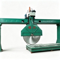 Scie à pont hydraulique multi-lames de grande taille pour la découpe de blocs de granit et de marbre, équipement de découpe de pierre à fonctionnement stable