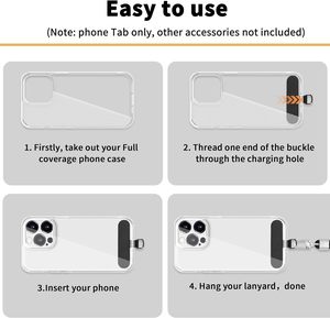 Phổ điện thoại di động <span class=keywords><strong>Tether</strong></span> Tab điện thoại dây buộc vá Pad cho tất cả các điện thoại đầy đủ trường hợp - Product Image 4