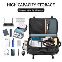 Nouveau sac à dos multifonctionnel imperméable pour homme, sac pour ordinateur portable professionnel avec compartiments séparés pour articles humides et secs, idéal pour les voyages