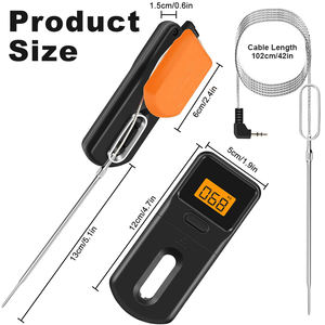 Горячий новый маленький Цифровой Кухонный Термометр для барбекю для приготовления пищи беспроводной термометр для мяса - Product Image 4