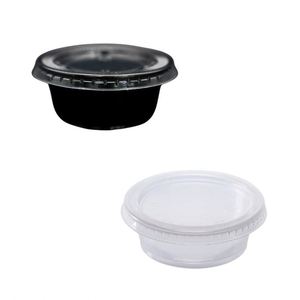 Competitive Price 1.5 oz Disposable Plastic Portion <b>Cup</b> With Lid Suitable for Condiment Highly Durable Origin From Vietnam - Product Image 3