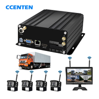 Enregistreur vidéo numérique CCTV pour camion NVR 4CH HDD avec WiFi 4G GPS sans fil 1080P Système NVR pour la gestion de flotte