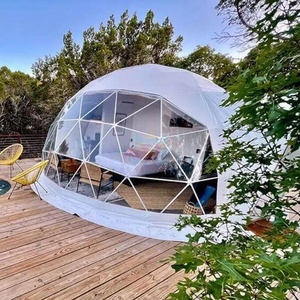 Dôme de glamping extérieur 4m 5m 6m 7m 8m, tentes de glamping de luxe, tentes de camping, dôme géodésique à vendre - Product Image 5