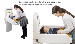 Station de change pour bébé murale, design ergonomique, fiable et durable, pour usage commercial - Product Image 3