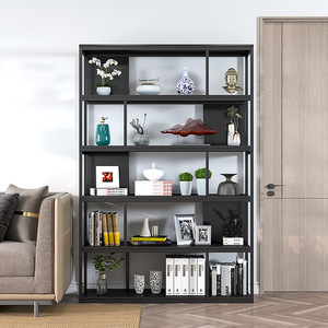 Modern Multi-Layer Bookcase <strong>Rack</strong> Iron Steel Wood <strong>Wooden</strong> Shelf <strong>Storage</strong> for Living Room Bedroom Simple Bookshelf for Household Use