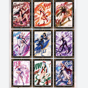 การ์ดกระดาษฟอยล์ทองคำ 55 ใบ ลายลูฟี่ คิงอี๊งกิช โจรสลัดข้ามพรมแดน เกมการ์ดสะสมแบบปั๊มร้อน - Product Image 2