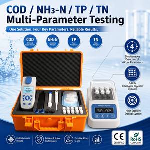 เครื่องวิเคราะห์คุณภาพน้ำแบบพกพา TR 408H สำหรับตรวจสอบ COD, NH3 N, TP, TN, SS สำหรับการตรวจสอบน้ำเสียอุตสาหกรรมและเหตุฉุกเฉิน - Product Image 2