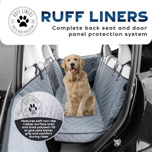 Venta al por mayor funda de asiento de coche para perro funda de asiento impermeable hamaca 600D resistente a prueba de arañazos fundas de asiento trasero suaves y duraderas - Product Image 3