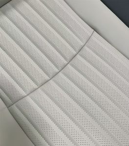 Fundas de Asiento de Coche de Cuero Nappa Blanco Personalizadas para Land Cruiser <span class=keywords><strong>2022</strong></span>, Reemplazo Completo, Clase E, Serie 7, Golf, Passat CC, A7, <span class=keywords><strong>A5</strong></span>, Hiace - Product Image 4