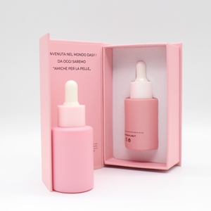Bouteille en verre d'huile capillaire de haute qualité boîtes en carton de conception personnalisée boîtes d'emballage de sérum d'huile essentielle de parfum pour cosmétique - Product Image 1