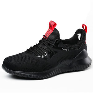 CE認証取得済み メンズ高品質スポーツワークシューズ S1 S1P S2 S3 冬用産業安全建設靴 ブラック - Product Image 3