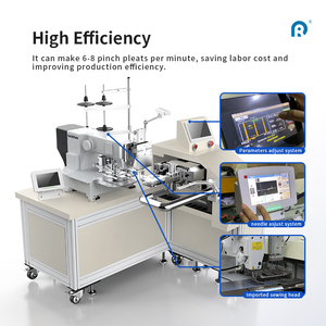 Ridong RD-DZJ102 Automatic Curtain Pleating Sewing Machine PLC Controlled with 10-28cm Spacing 220V 1 Year Warranty - Product Image 3