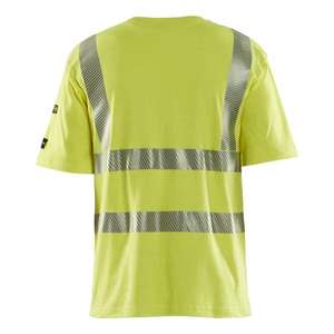 Blaklader-348017373300XS multinorm เสื้อยืด Hi-Vis สีเหลือง-EAN 7330509901854ทำงานเสื้อยืดและเสื้อโปโล - Product Image 1