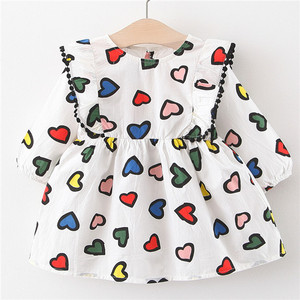 Vestidos Infantiles de Manga Larga para Otoño, Nuevos Productos en el Mercado Chino, Hechos en China - Product Image 1