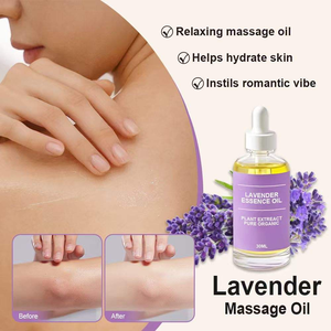 Aceite Puro de Lavanda Esencial, Hidratante Multiusos, Aceite 100% Puro y Natural, Aceite de Semilla de Uva, Hidratante para Después de la Ducha, para Rostro y Cuerpo, Masaje - Product Image 2