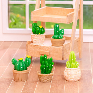 Décoration intérieure Résine Artisanat Creative Artificielle <span class=keywords><strong>Cactus</strong></span> Résine Miniatures Mini Résine Artisanat <span class=keywords><strong>Cactus</strong></span> Jardin Ornements - Product Image 1