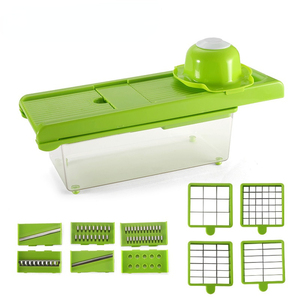 10 In 1 Vegetable Cutter Household Multi-function Stainless Steel Vegetable Salad Chopper Slicer Grater