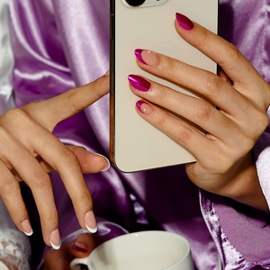 BTArtbox - Uñas Postizas Reutilizables al por Mayor, Uñas Postizas de Alta Calidad, Uñas Francesas Cortas Hechas a Mano, Uñas de Gel - Product Image 1