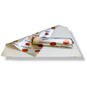 <span class=keywords><strong>Carta</strong></span> <span class=keywords><strong>per</strong></span> Alimenti Personalizzata <span class=keywords><strong>per</strong></span> Confezionamento di Hamburger, Sandwich e Pane (Riciclabile) <span class=keywords><strong>Carta</strong></span> Alluminio a Nido d'Ape - Product Image 5
