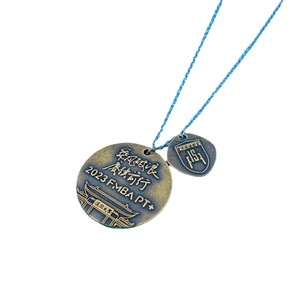 925 Sterling Silver Themed Pendant Necklace Shield Shape Antique Silver <b>University</b> Graduation <b>Gift</b> Customizable Logo Design - Product Image 5